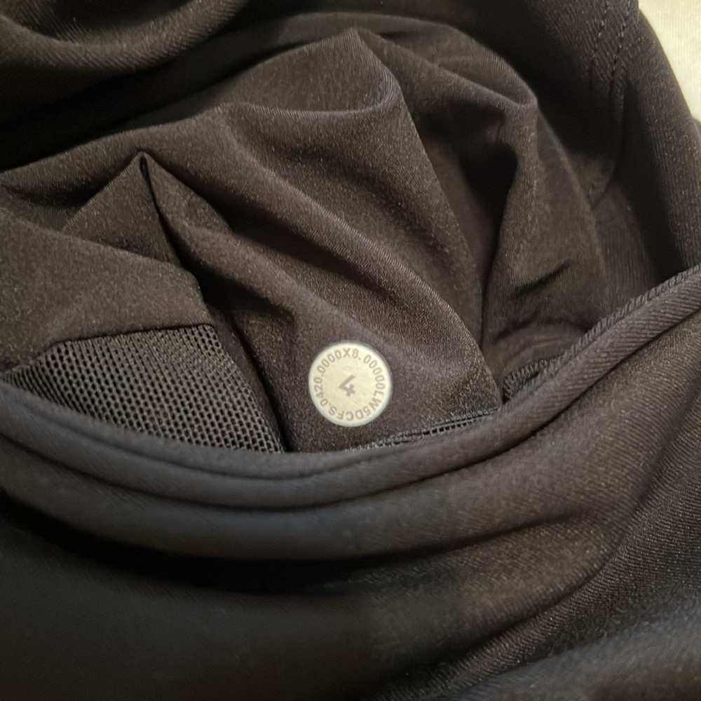 Lululemon High rise stretch 7/8 pants black - Picture 5 of 6